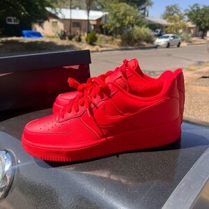 Nike Air Force 1 - red - Men’s size 12 - brand new, never worn